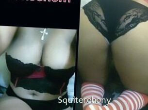 squiterebony 1 grosse chatte poilue
